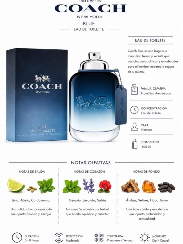 COACH NEW YORK BLUE 100 ML