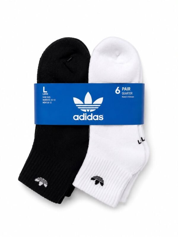 Adidas Originals Trefoil Quarter Socks ( 6 Pack )