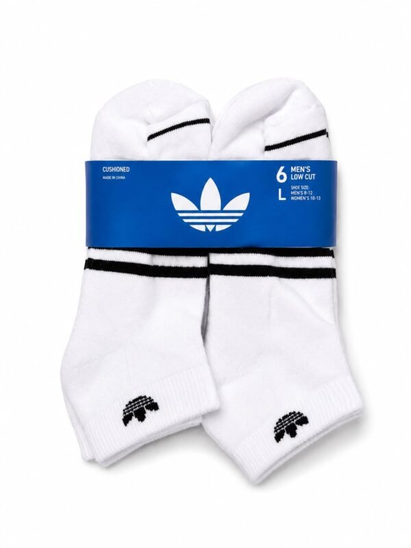 Adidas Originals Men's Trefoil Low Cut Socks ( 6 Pack )