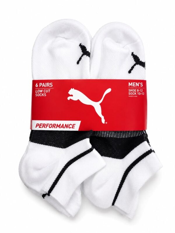 Puma Men's Performance Low Cut Socks ( 6 Pack )
