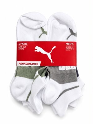 Puma Men's Performance Low Cut Socks ( 6 Pack )