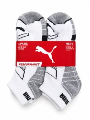 Puma Men's Low-Cut Socks ( 6 Pack )