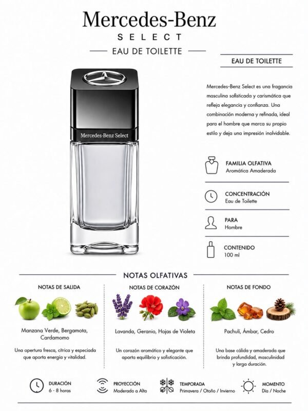 MERCEDEZ BENZ SELECT 100 ML