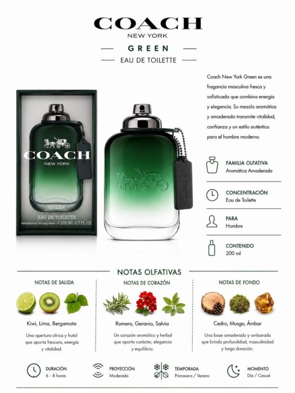 COACH NEW YORK GREEN 200 ML