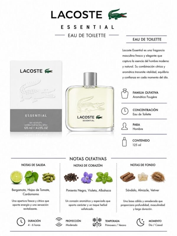 LACOSTE ESSENTIAL 125 ML