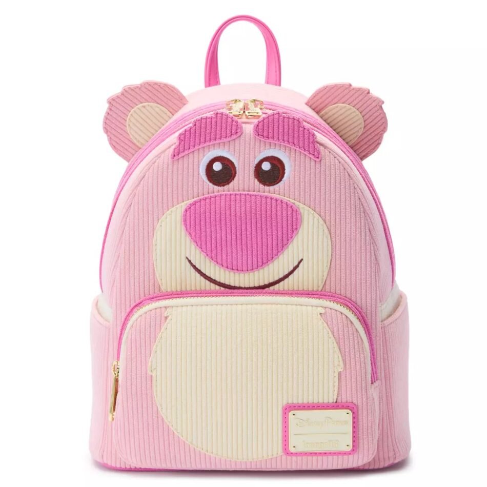 DISNEY LOUNGEFLY LOTSO PASTEL CORDUROY MINI BACKPACK